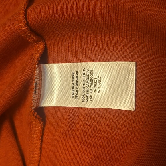 100% cotton NR long sleeve t shirt size S - Picture 9 of 9